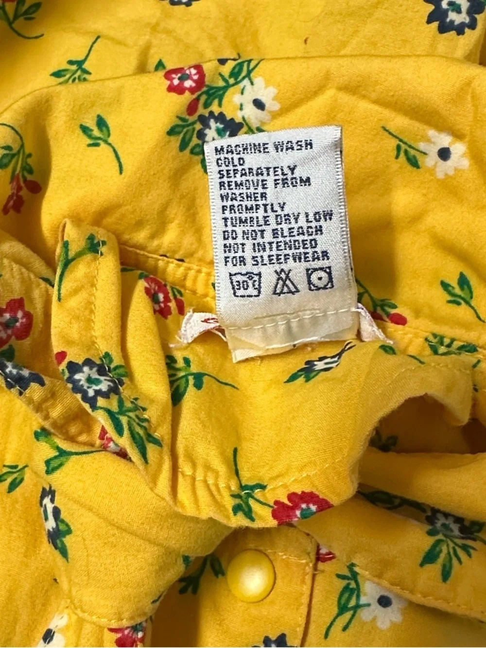 Vintage Gymboree Country Meadows Dress Rainbow Tag Cottagecore Floral Infant